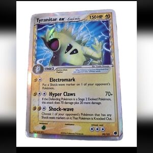 Pokemon Tyranitar EX (Delta Species) 99/101 Dragon Frontiers Holo